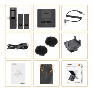 میکروفون یقه ای بی سیم کامیکا مدل VDLive10 MI رابط Lightning